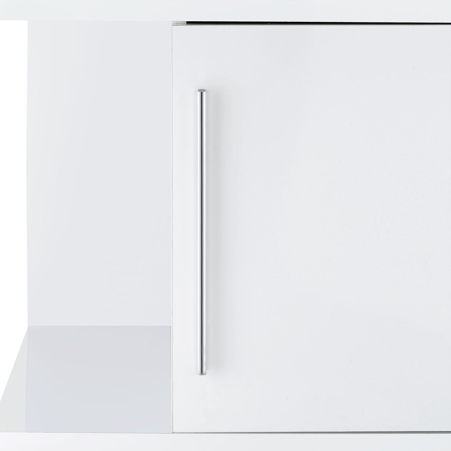 Wendolyn - Wine Cabinet With Light - Glossy White