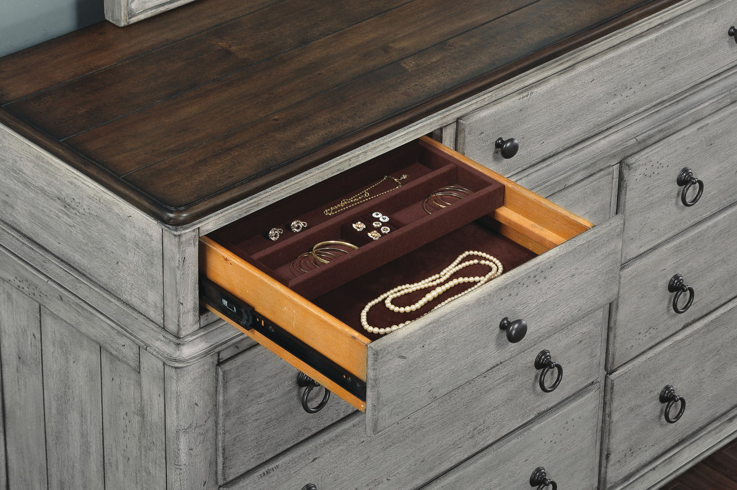 Plymouth - Dresser - Gray