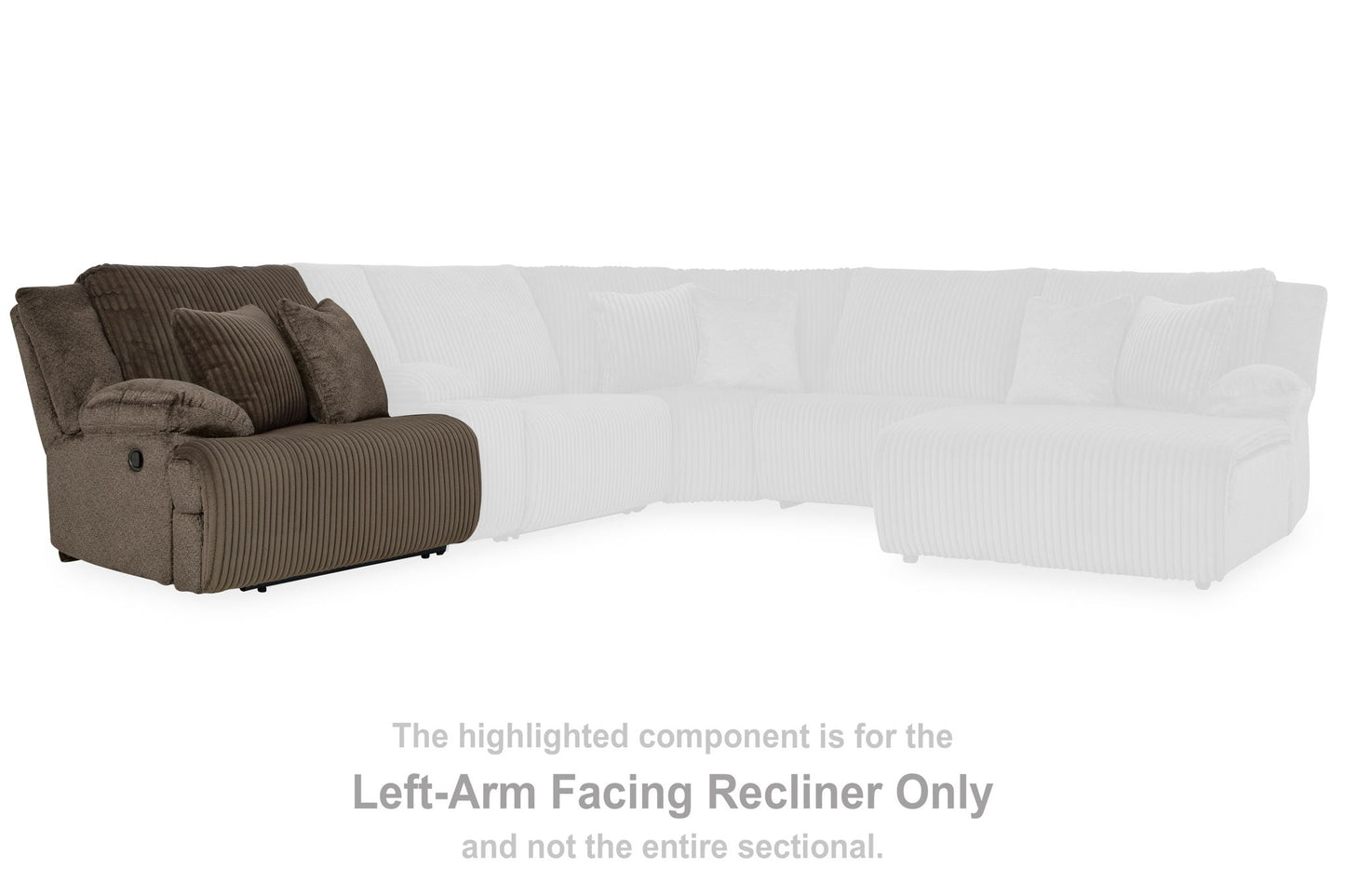 Top Tier - Laf Zero Wall Recliner - Chocolate