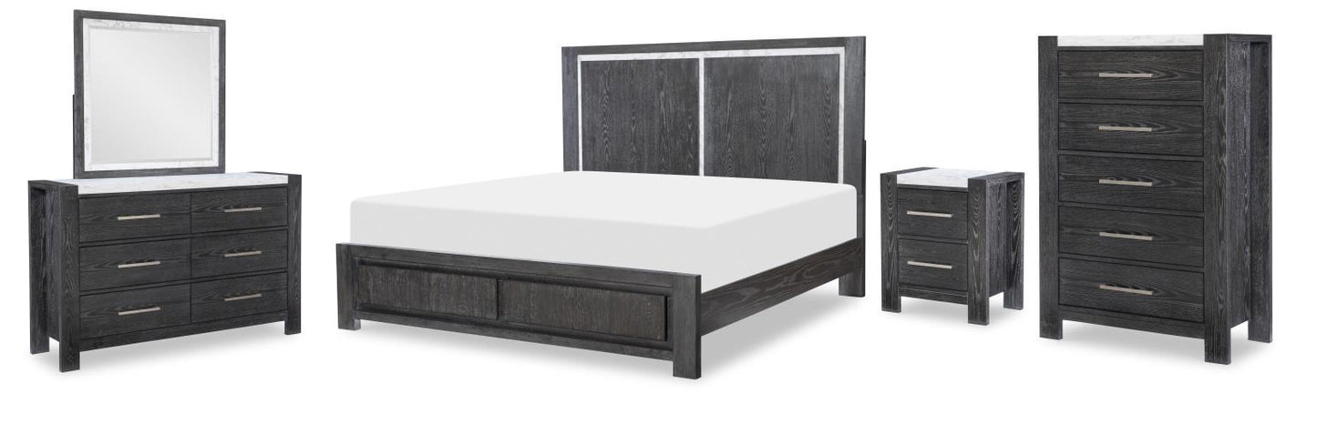 Horizons - 2 Drawers Nightstand - Espresso