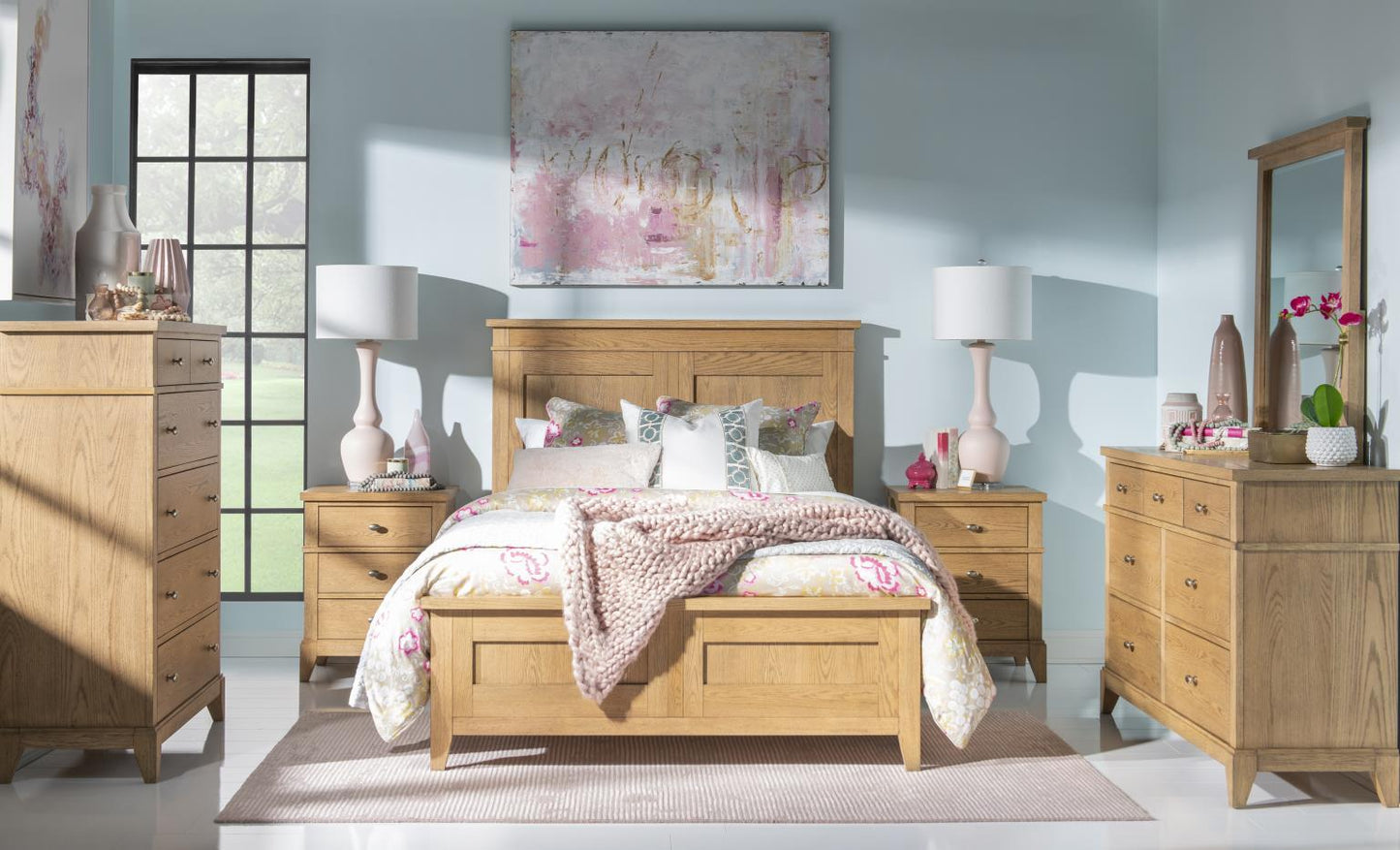 Today's Traditions - Full Panel Headboard - Natural Hickory