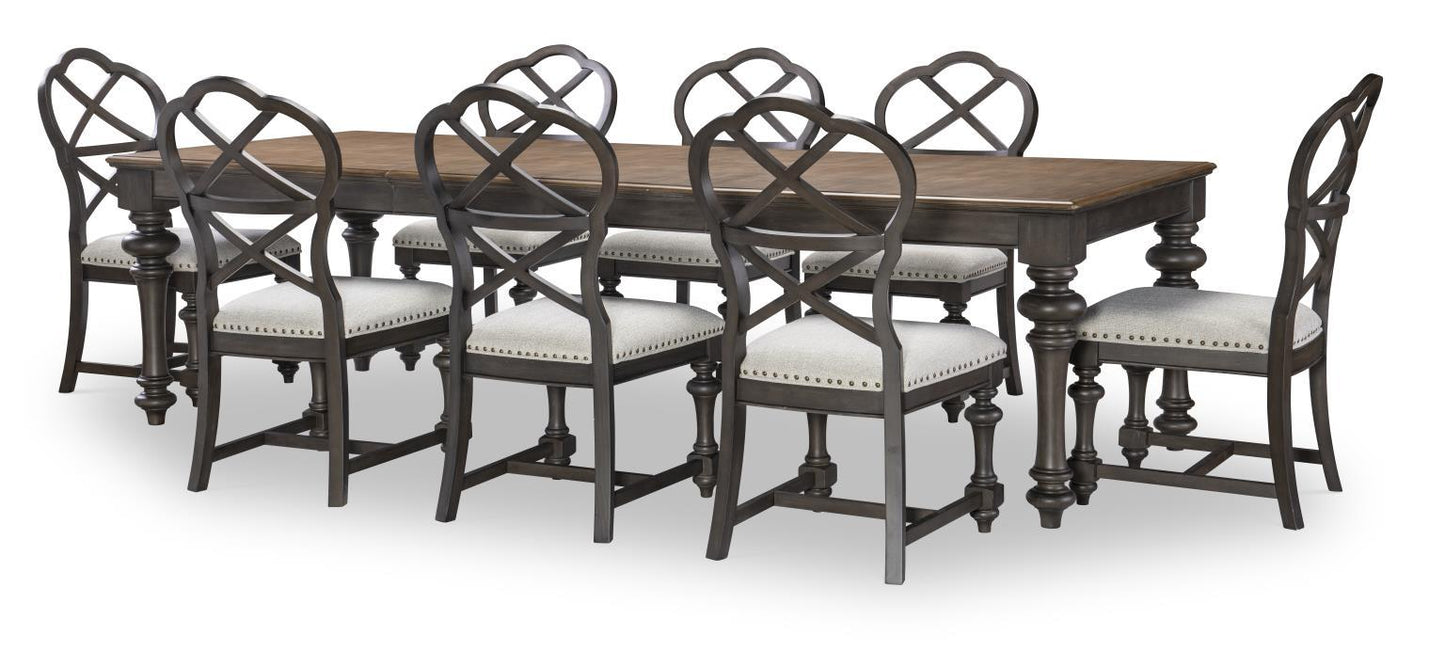 Kingston - X Back Side Chair (Set of 2) - Sandalwood Brown / Dark Sable