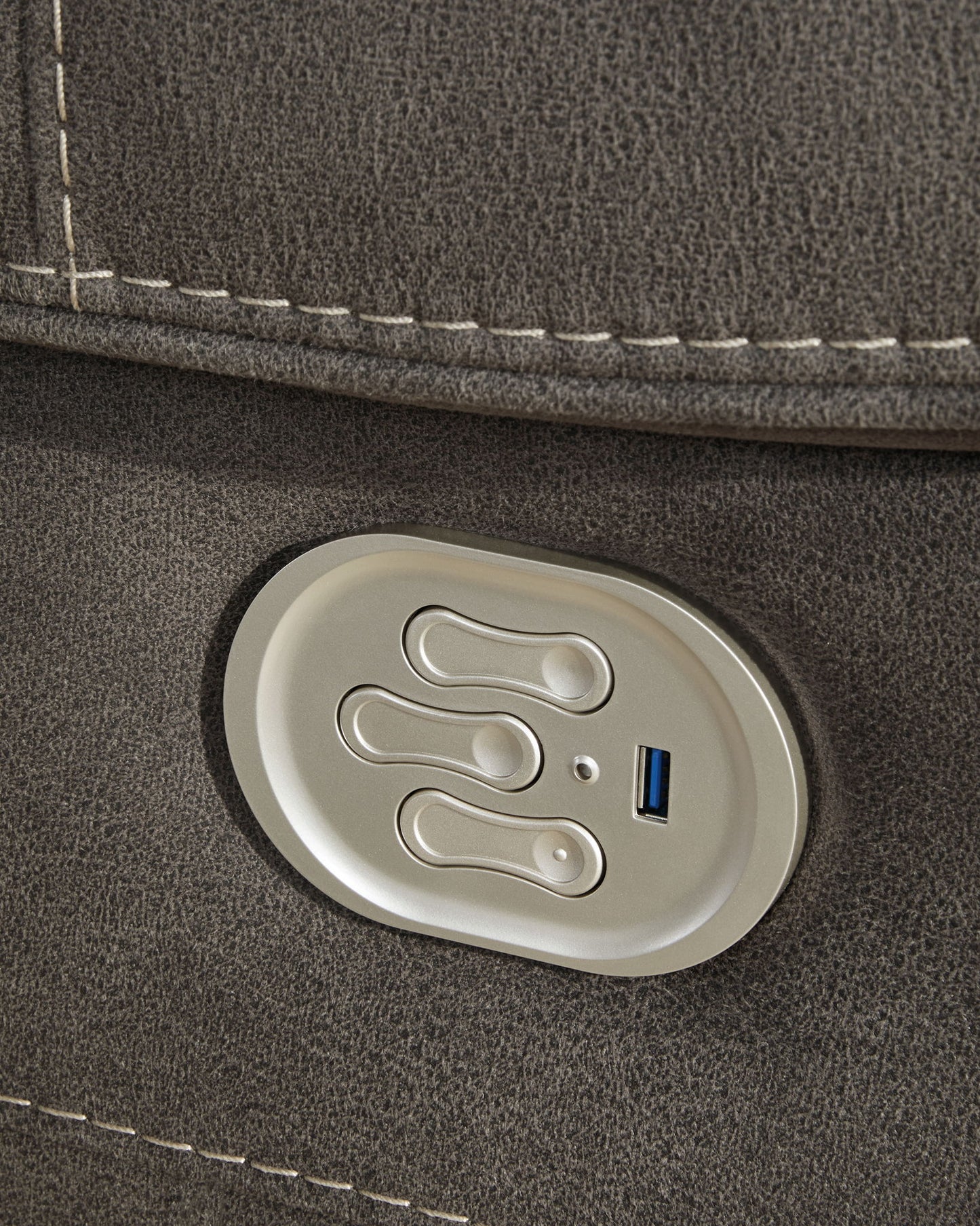 Hoopster - Laf Zero Wall Power Recliner - Gunmetal