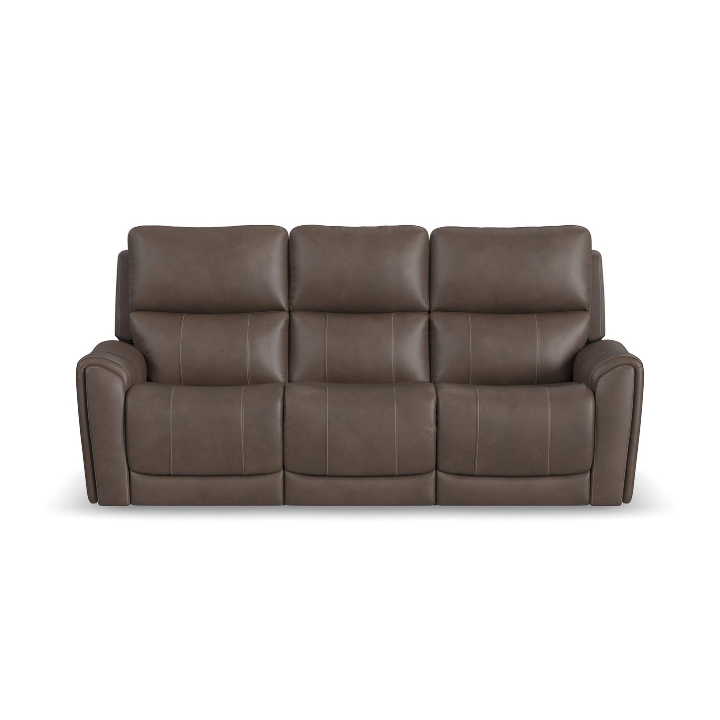 Carter - Power Reclining Sofa With Console & Power Headrests & Lumbar - Cappuccino