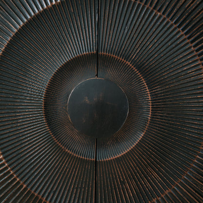 Fosterman - Accent Cabinet - Distressed Black