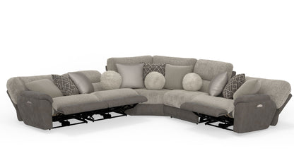 Rendezvous - Power Headrest Power Deep Seat LSF Recliner - Umber