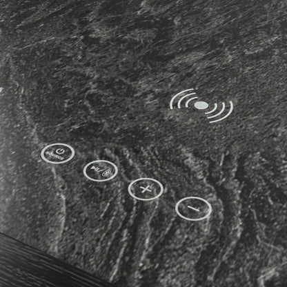 Halo - Square Smart End Table - Black