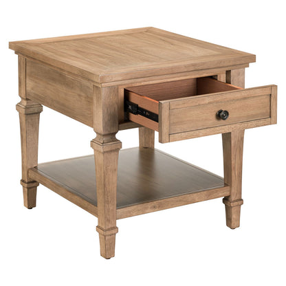 Haven Hills - End Table - Camel Beige