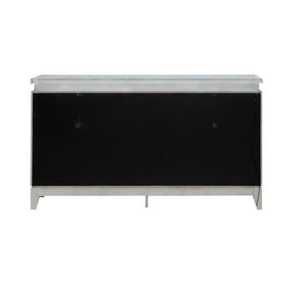 Reflections - 6 Drawer Dresser With Lights - White