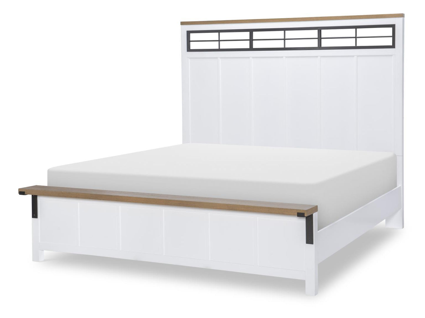 Franklin - King Two Tone Panel Headboard - White