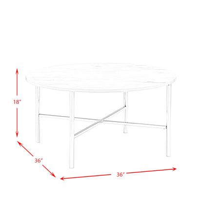 Cyrus - 3 Piece Occasional Table Set - Chrome