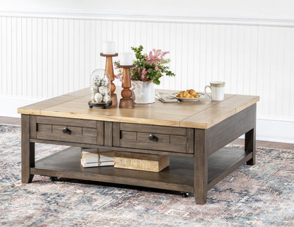 XXX's And OOO's - Cocktail Table - Two Tone