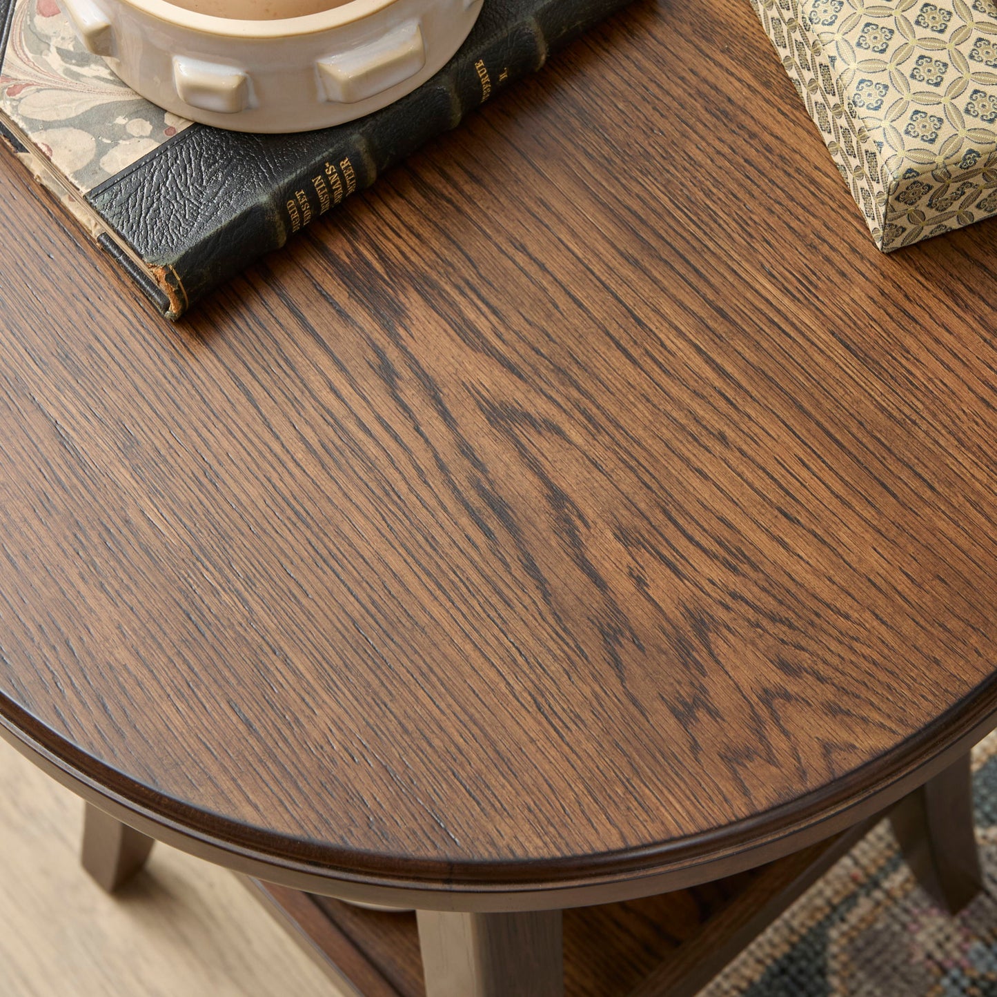 Sylvie - Accent Table - Dark Brown