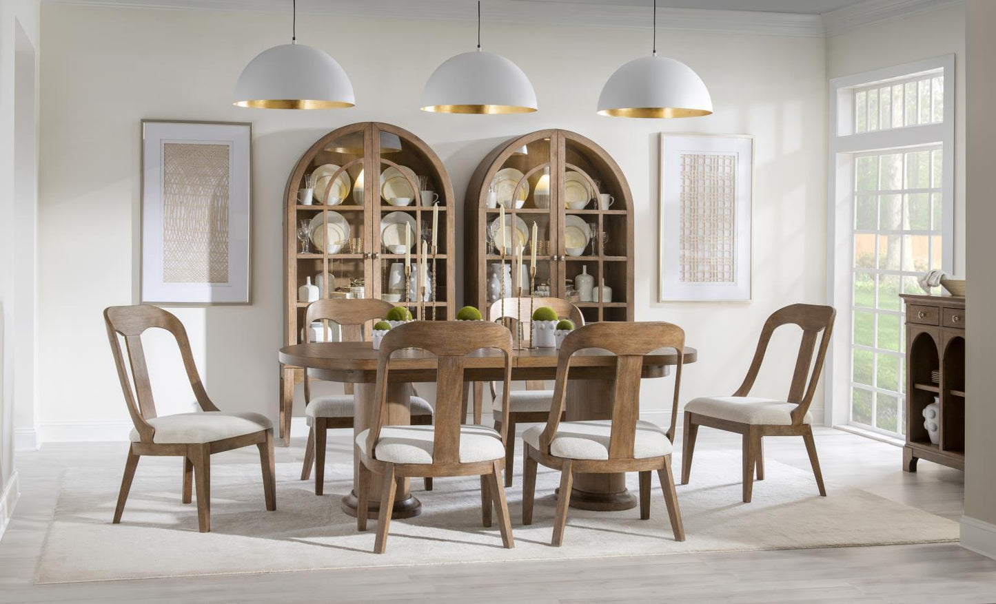 Harmony - Complete Double Pedestal Dining Table