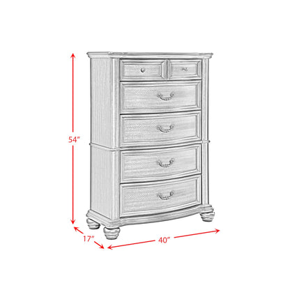 Brunswick - 5-Drawer Chest - Mahogany