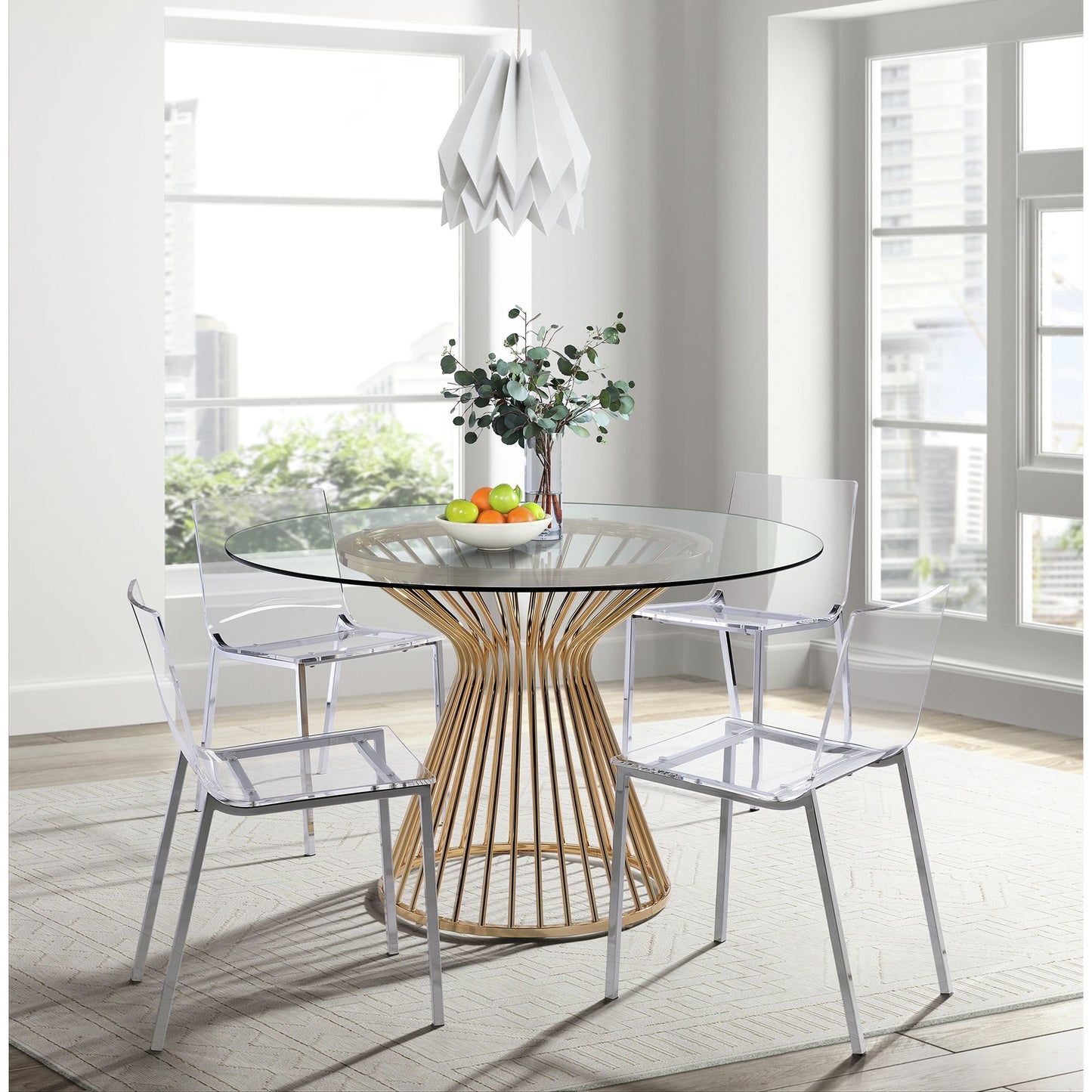 Lavinia - Dining Chair Chrome (Set of 2)