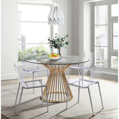 Lavinia - Dining Chair Chrome (Set of 2)