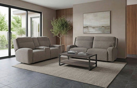Caleb - Power Headrest Power Reclining Sofa With Zero Gravity