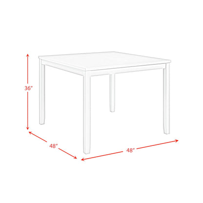 Kona - Square Counter Table - White