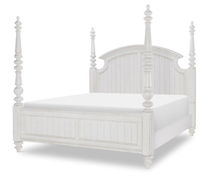Cottage Park - Poster Panel Headboard King / California King - Aged White