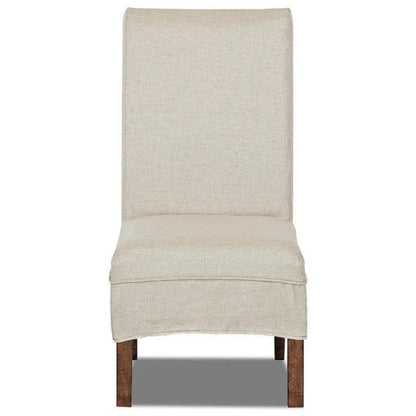 Trisha Yearwood Home - Gwen Upholstered Parson Chair With Slipcover (Set of 2) - Coffee