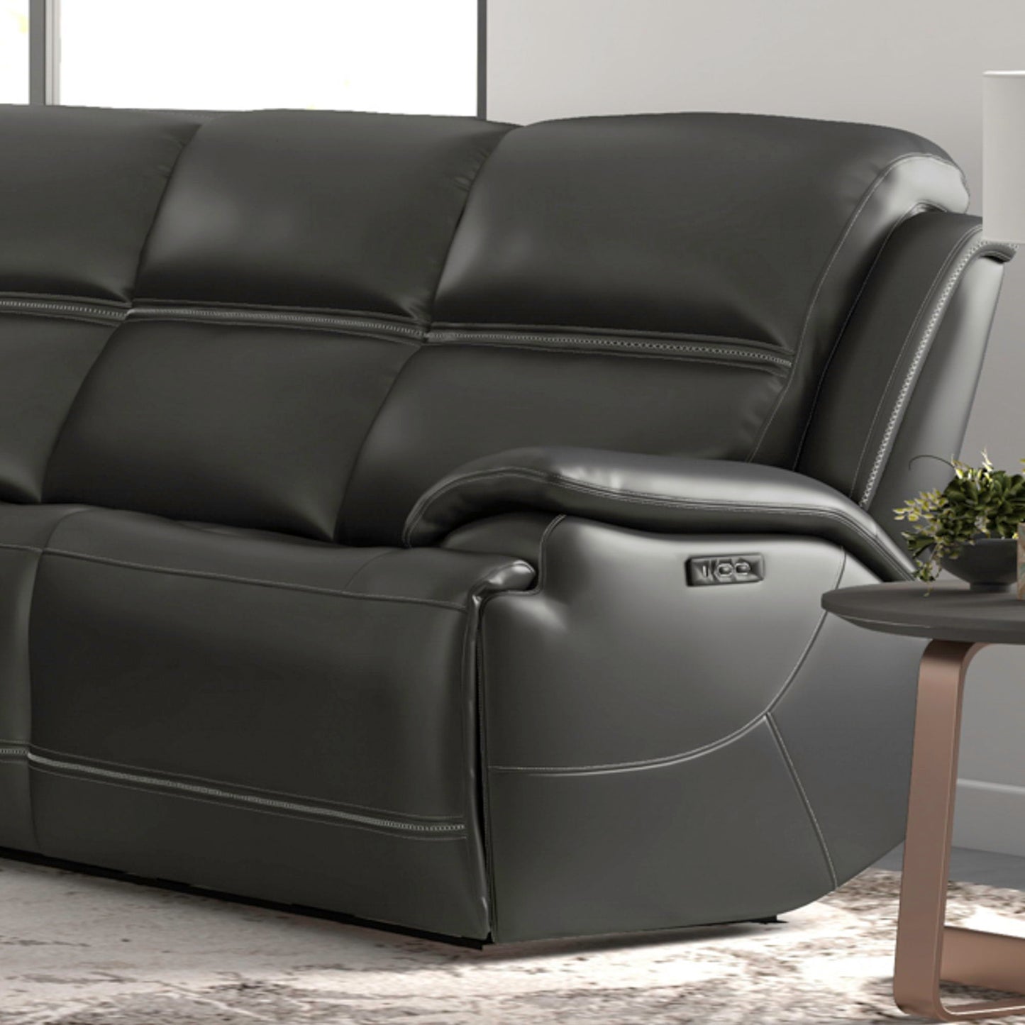 Bentley - R Arm Recliner P2 & ZG - Graphite