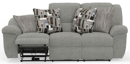 Trifecta - Sofa With 3 Recliners and Drop Down Table