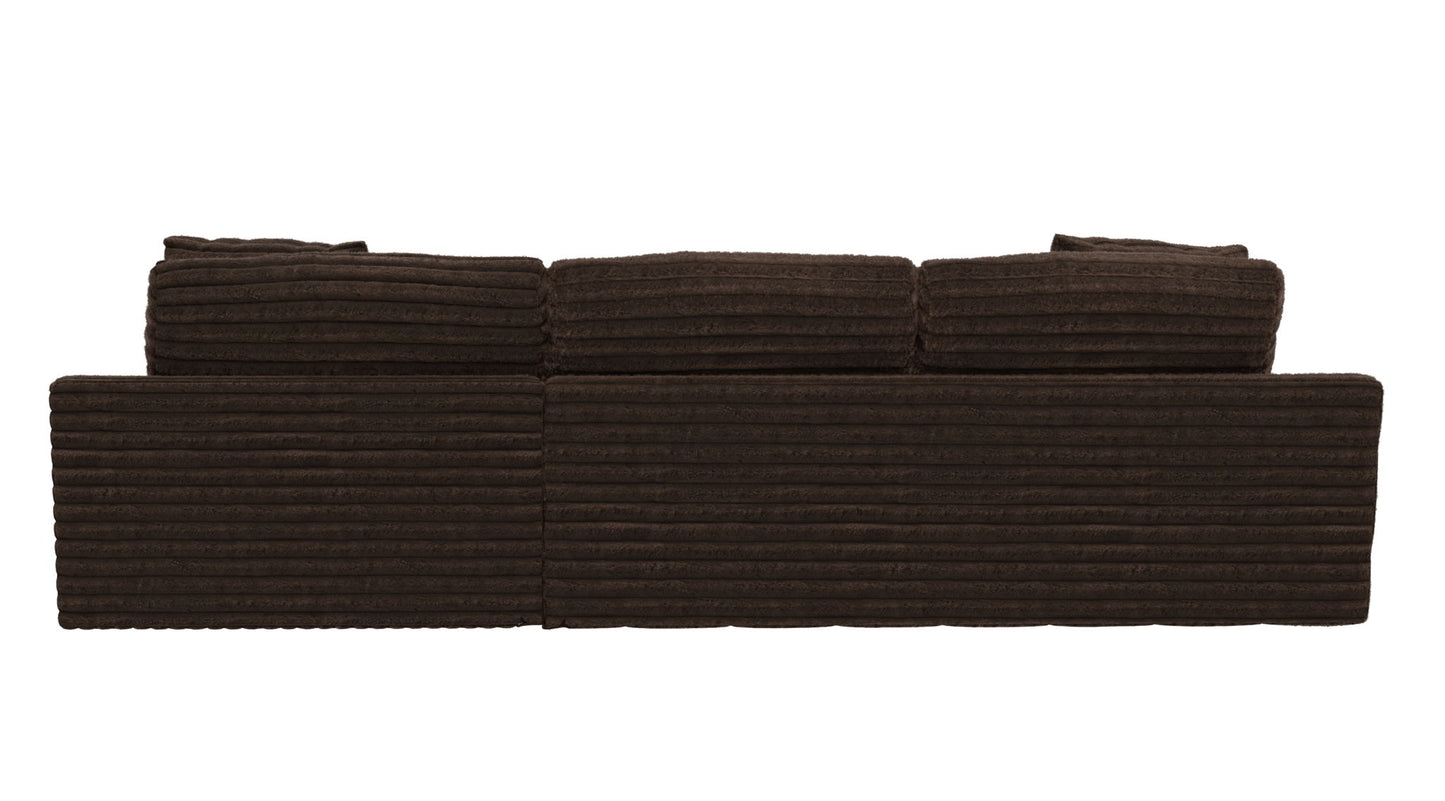 Comfrey - LSF Sofa - Chocolate