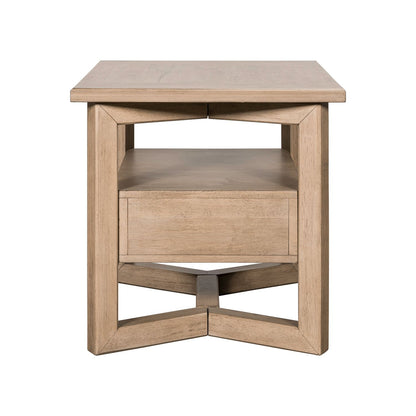 Proximity Place - Rectangular End Table - Barley Buff