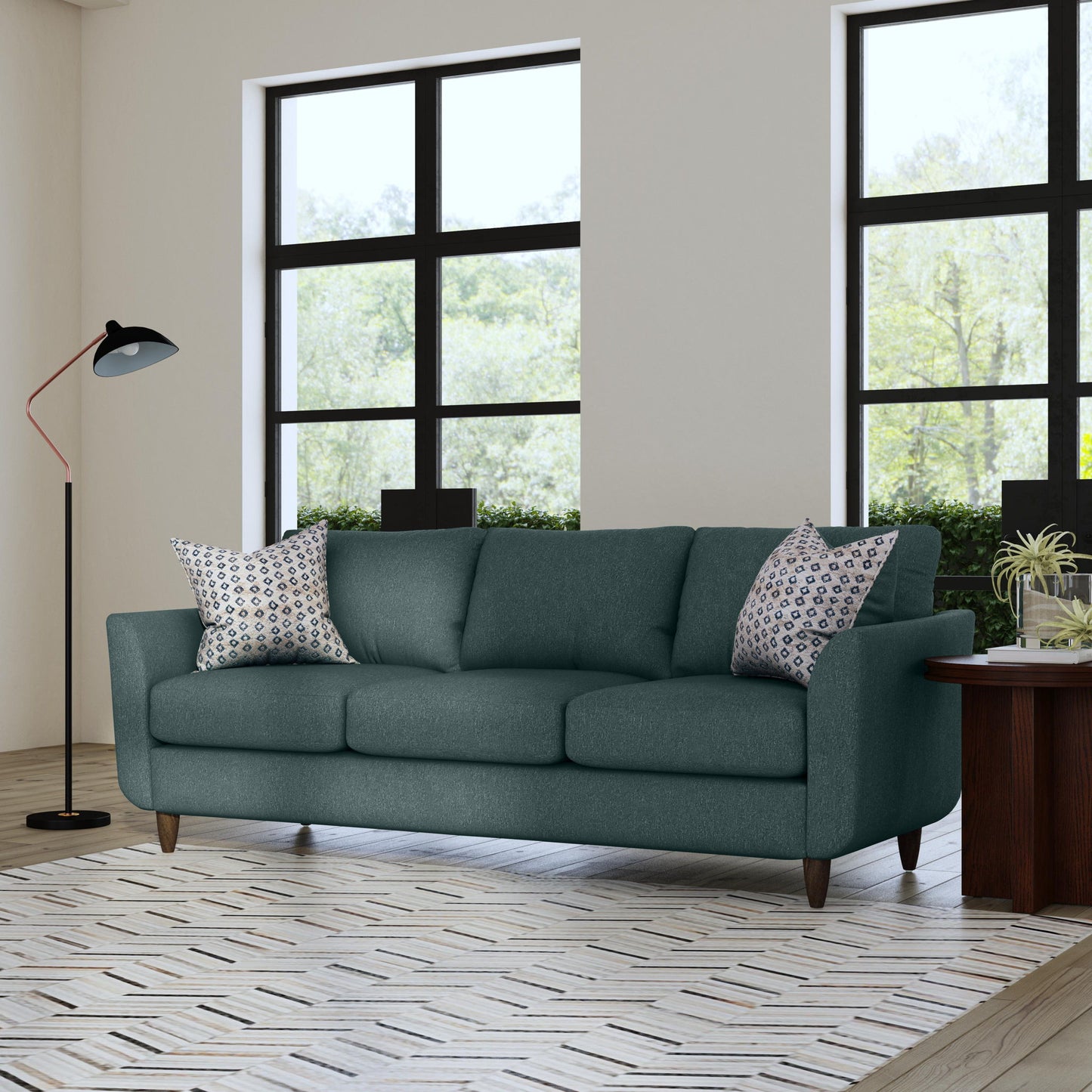 Lewis - Fabric Stationary Sofa