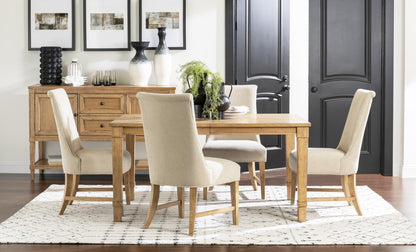 Linden - Upholstered Side Chair (Set of 2) - Honeyed Oak