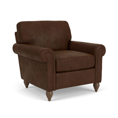 Moxy - Fabric Chair With Rolled Arms