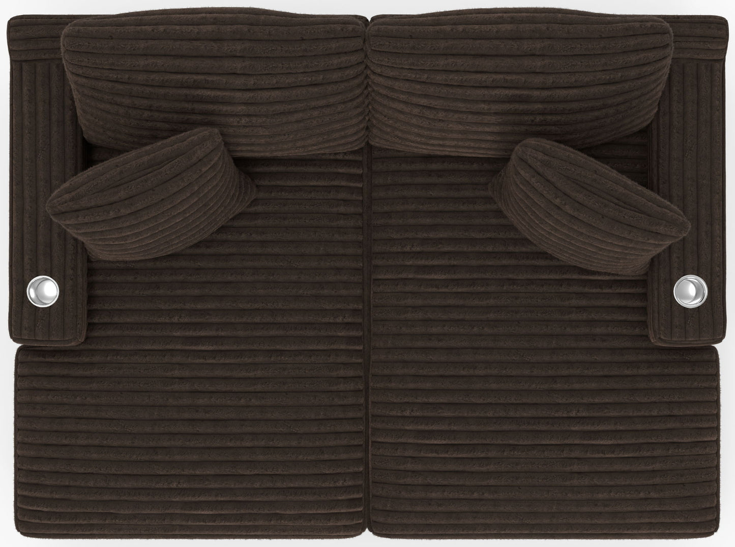 Comfrey - LSF Chaise - Chocolate