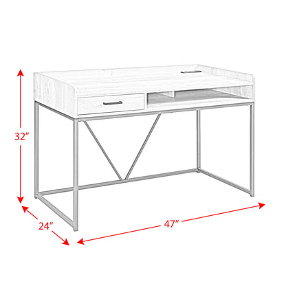 Preston - Desk - Gray