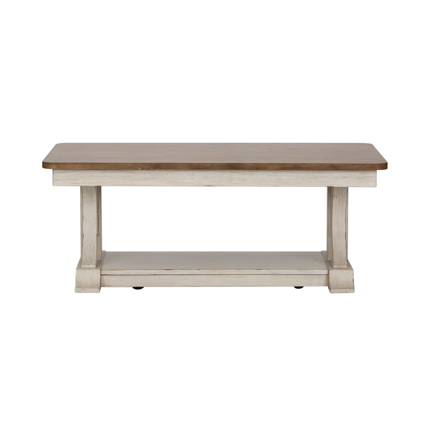 Farmhouse Reimagined - Rectangular Cocktail Table - White