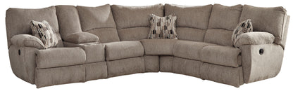Elliott Sectional - Lay Flat Reclining RSF - Pewter