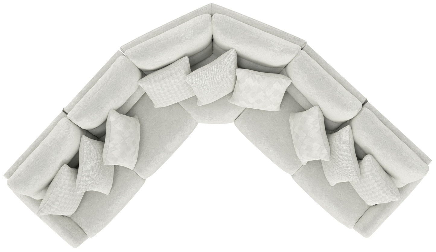 Majesty - Power Deep Seat LSF Reclining Loveseat - White