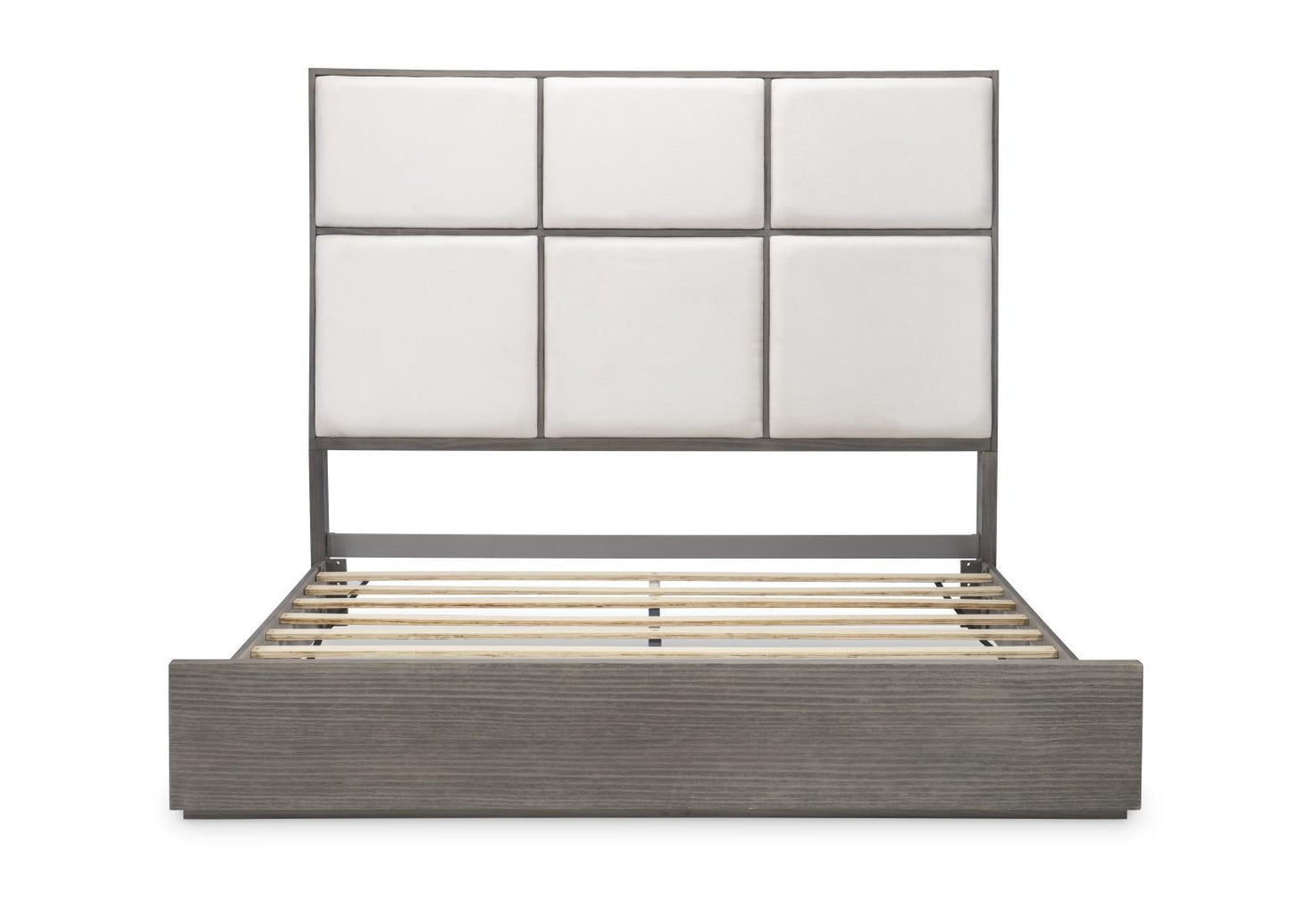 Terra Luna - Upholstered Headboard - King / California King - White Cloud & Nightfall