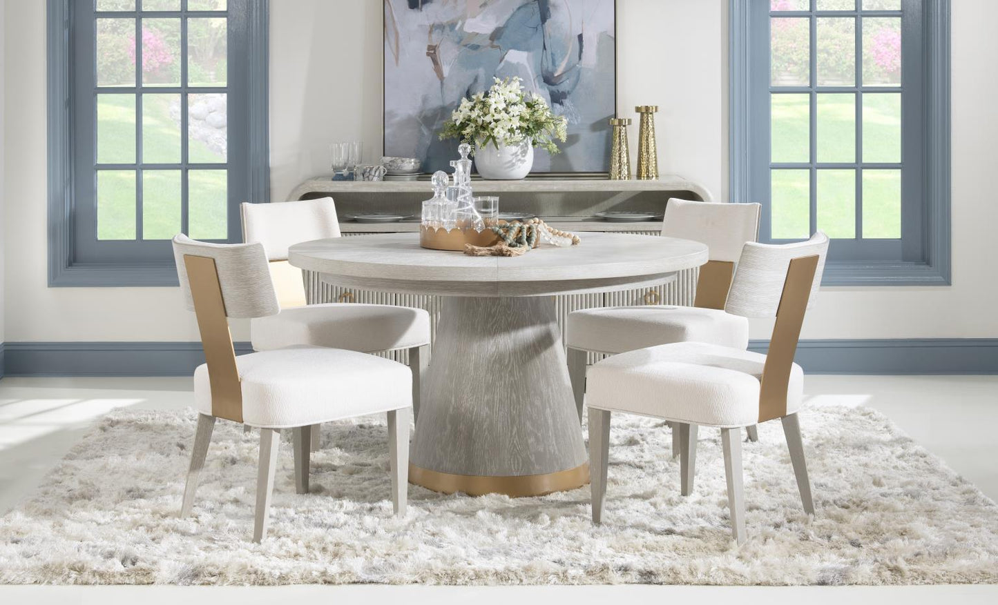 Miramar - Complete Round Dining Table