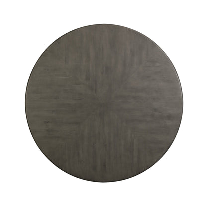 Cross - Round Dining Table - Dark Gray