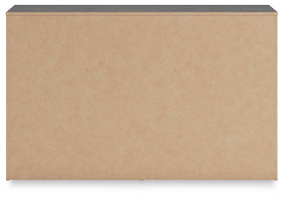 Hollivern - Six Drawer Dresser - Dark Gray