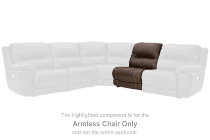 Dunleith - Armless Chair - Chocolate