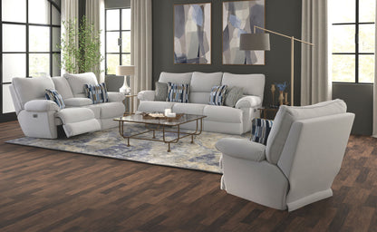 Lenny - Power Lay Flat Reclining Console Loveseat