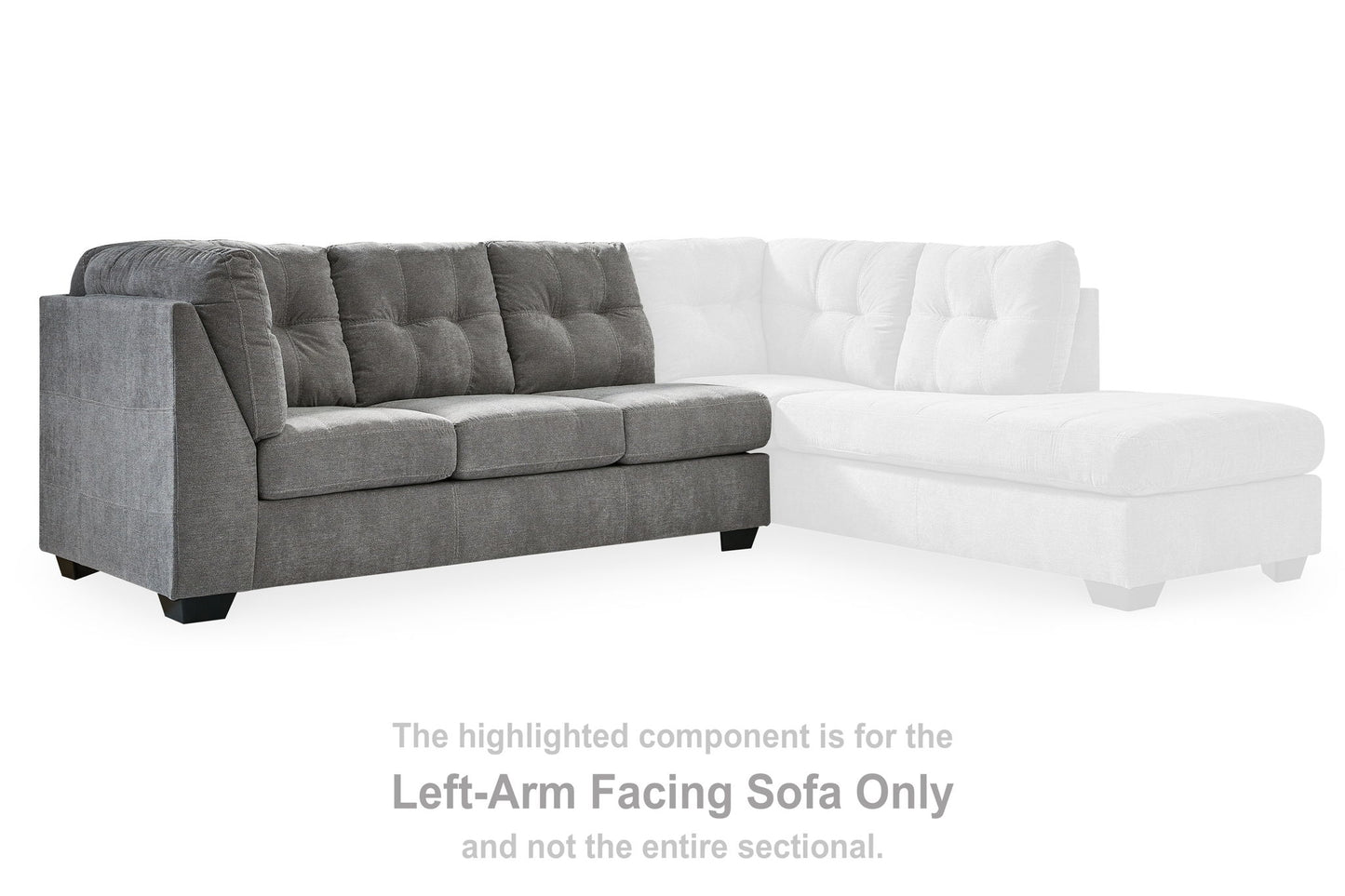 Marleton - Laf Sofa - Gray