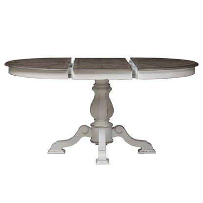 Magnolia Manor - Pedestal Table Top - White
