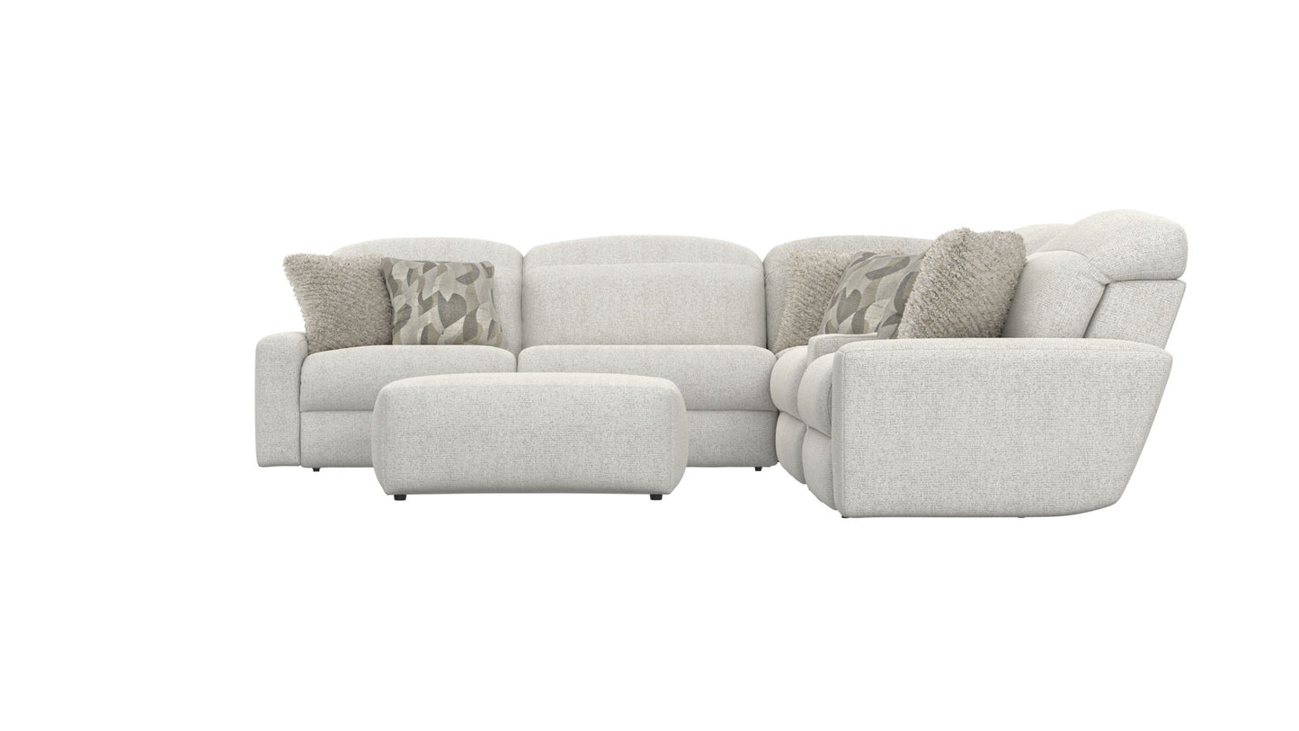 Terrence - Power Adjustable Headrest Power Armless Recliner - Chalk