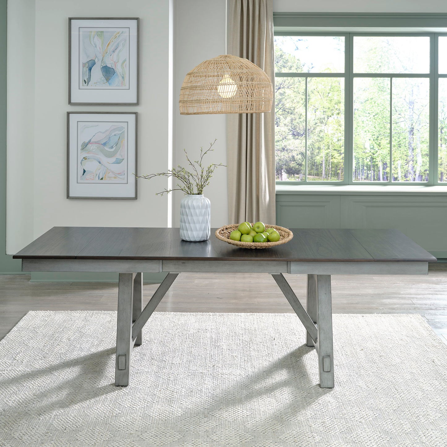 Newport - Trestle Table Top - Dark Gray