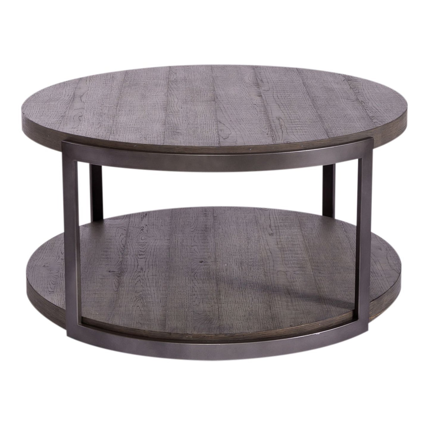 Modern View - Round Cocktail Table Top - Gauntlet Gray