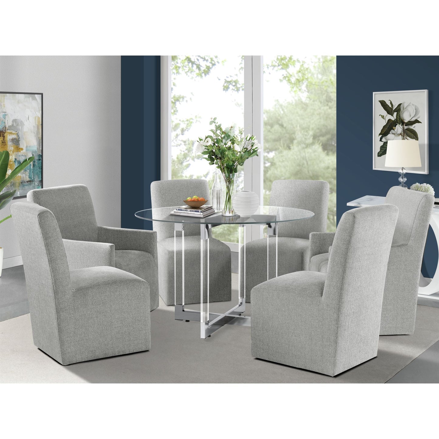 Zurich - Round Dining Table Complete - White