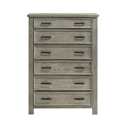 Sullivan - 6-Drawer Chest - Drift Gray